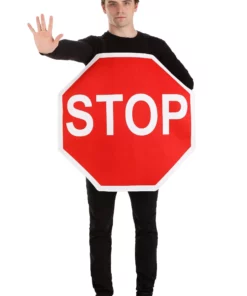 M&R TOY CO., LTD Stop Sign Costume For Adults