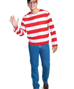 Disguise Where's Waldo Adult Classic Waldo Costume