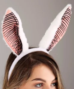 Elope White Rabbit Costume Kit For Adults -Wonderful Halloween Costumes Shop adults white rabbit costume kit 1