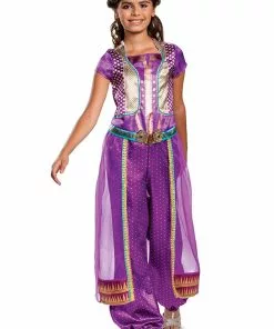 Disguise Aladdin Live Action Child Jasmine Purple Classic Costume