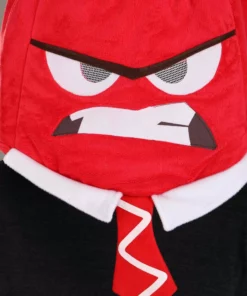 Zhenjiang Lian Yew Every Age Garment Accessories A Disney Pixar Inside Out Anger Full-Head Mask -Wonderful Halloween Costumes Shop anger plush mask hat alt 2