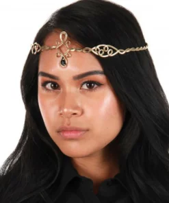 Elope Adjustable Antique Gold/Black Circlet