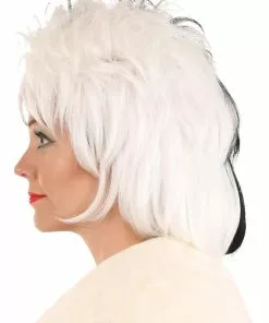 Partytime Costume & Lingerie (Yiwu) Factory Short Cruella De Vil Wig From Disney's 101 Dalmatians -Wonderful Halloween Costumes Shop authentic 101 dalmatians cruella de vil wig alt 3