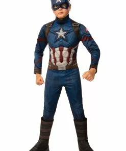 Rubies Costume Co. Inc Deluxe Avengers: Endgame Boys Captain America Costume