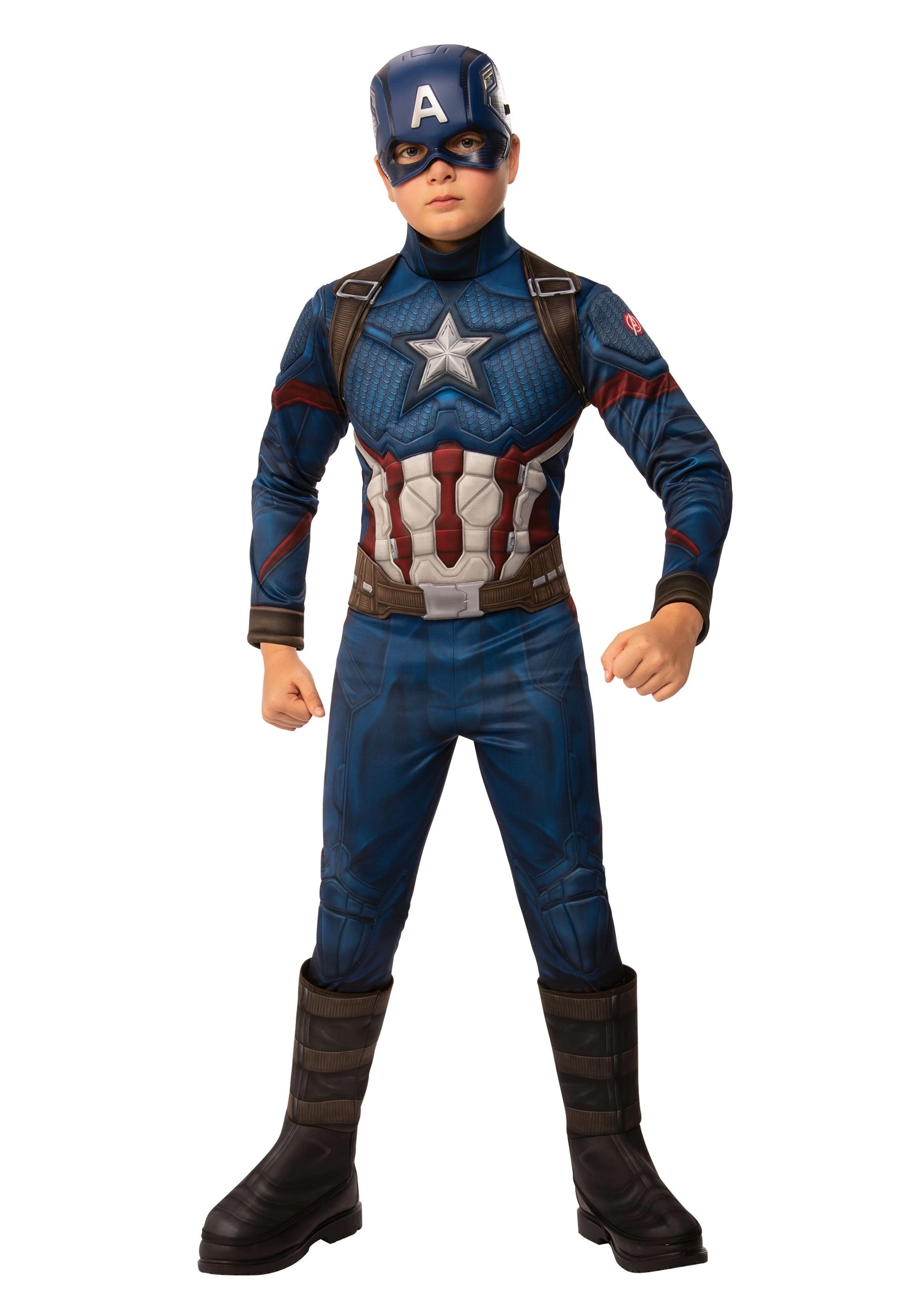 Rubies Costume Co. Inc Deluxe Avengers: Endgame Boys Captain America Costume 3 Rubies Costume Co. Inc Deluxe Avengers: Endgame Boys Captain America Costume