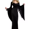 Fun World Black Hooded Gown Costume -Wonderful Halloween Costumes Shop black hooded gown