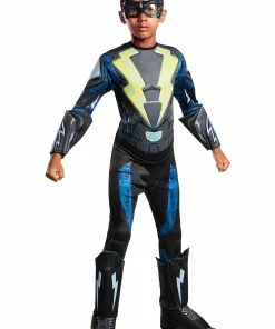 Rubies Costume Co. Inc Black Lightning Kids Deluxe Costume