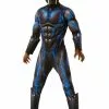 Rubies Costume Co. Inc Black Panther Deluxe Battle Suit Costume For Kids -Wonderful Halloween Costumes Shop black panther child deluxe battle blue suit