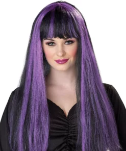 Seasons (HK) Ltd. Black And Purple Witch Wig