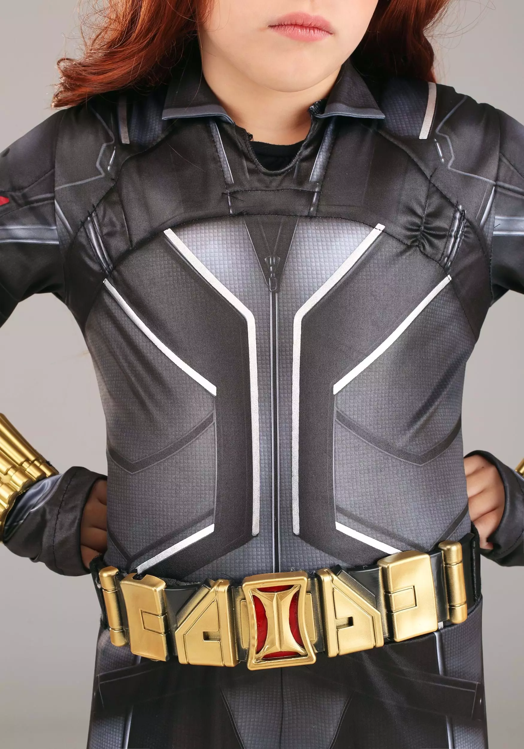 Rubies Costume Co. Inc Black Widow Deluxe Costume For Kids 6 Rubies Costume Co. Inc Black Widow Deluxe Costume For Kids - Image 4