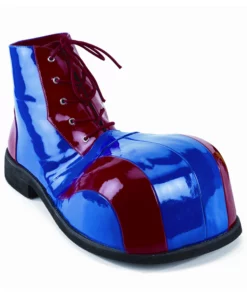 Pleasers USA, Inc. Blue And Red Clown Shoes