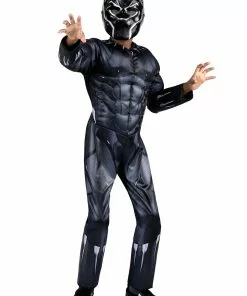 JAZWARES Black Panther Boy's Costume