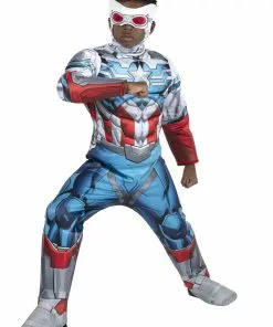 JAZWARES Boy's Captain America Falcon Costume