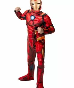 JAZWARES Boy's Marvel Iron Man Costume