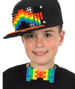 Elope Black Bricky Blocks Snapback Hat