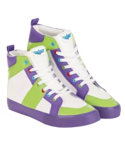 Ground Up Disney Buzz Lightyear High Top Shoes For Men -Wonderful Halloween Costumes Shop buzz lightyear mens high top shoes alt 11