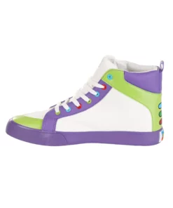 Ground Up Disney Buzz Lightyear High Top Shoes For Men -Wonderful Halloween Costumes Shop buzz lightyear mens high top shoes alt 4