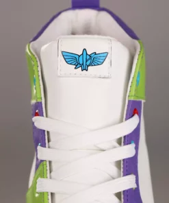 Ground Up Disney Buzz Lightyear High Top Shoes For Men -Wonderful Halloween Costumes Shop buzz lightyear mens high top shoes alt 6