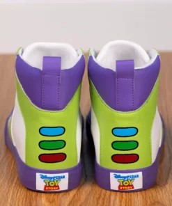 Ground Up Disney Buzz Lightyear High Top Shoes For Men -Wonderful Halloween Costumes Shop buzz lightyear mens high top shoes alt 7