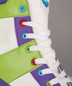 Ground Up Disney Buzz Lightyear High Top Shoes For Men -Wonderful Halloween Costumes Shop buzz lightyear mens high top shoes alt 8