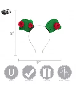 Elope Cactus Headband -Wonderful Halloween Costumes Shop cactus headband alt 2