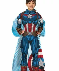 Northwest Company Captain America Juvy Comfy Throw Blanket