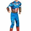 JAZWARES Boy's Captain America (Steve Rogers) Costume -Wonderful Halloween Costumes Shop captain america steve rogers boys costume