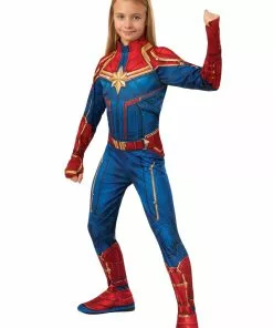 Rubies Costume Co. Inc Captain Marvel Girls Classic Costume