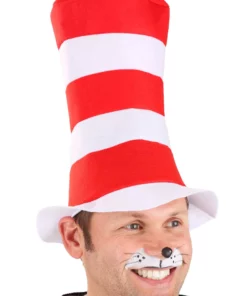 Elope Cat In The Hat Adult Costume -Wonderful Halloween Costumes Shop cat in the hat adult costume alt 5 1