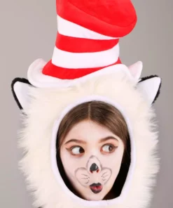 Elope Premium Cat In The Hat Costume For Kids -Wonderful Halloween Costumes Shop cat in the hat child premium costume alt 5