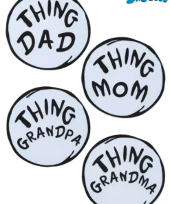 Elope Dr. Seuss: Cat In The Hat Family Of All Things Patch Set