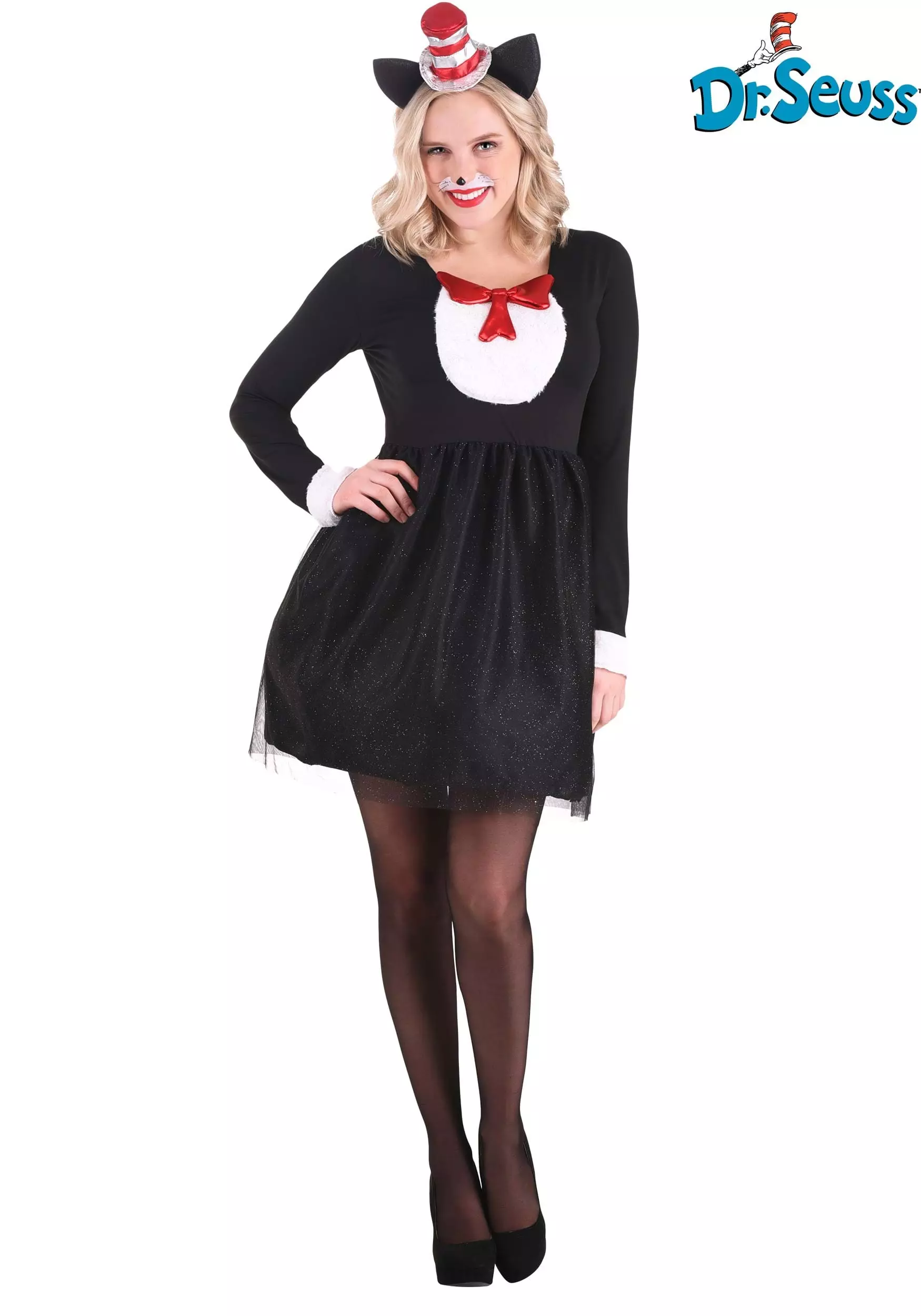Elope Women's Cat In The Hat Costume 3 Elope Women's Cat In The Hat Costume