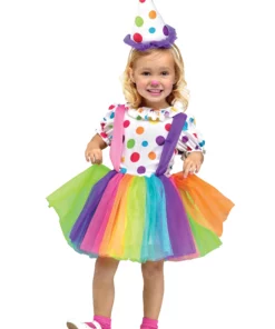 Fun World Girls Big Top Fun Clown Costume
