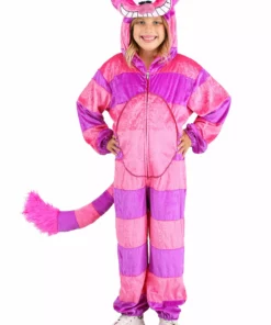Princess Paradise Cheshire Cat Jumpsuit Costume For Kid's