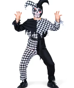 Karnival Costumes Child Evil Jester Costume