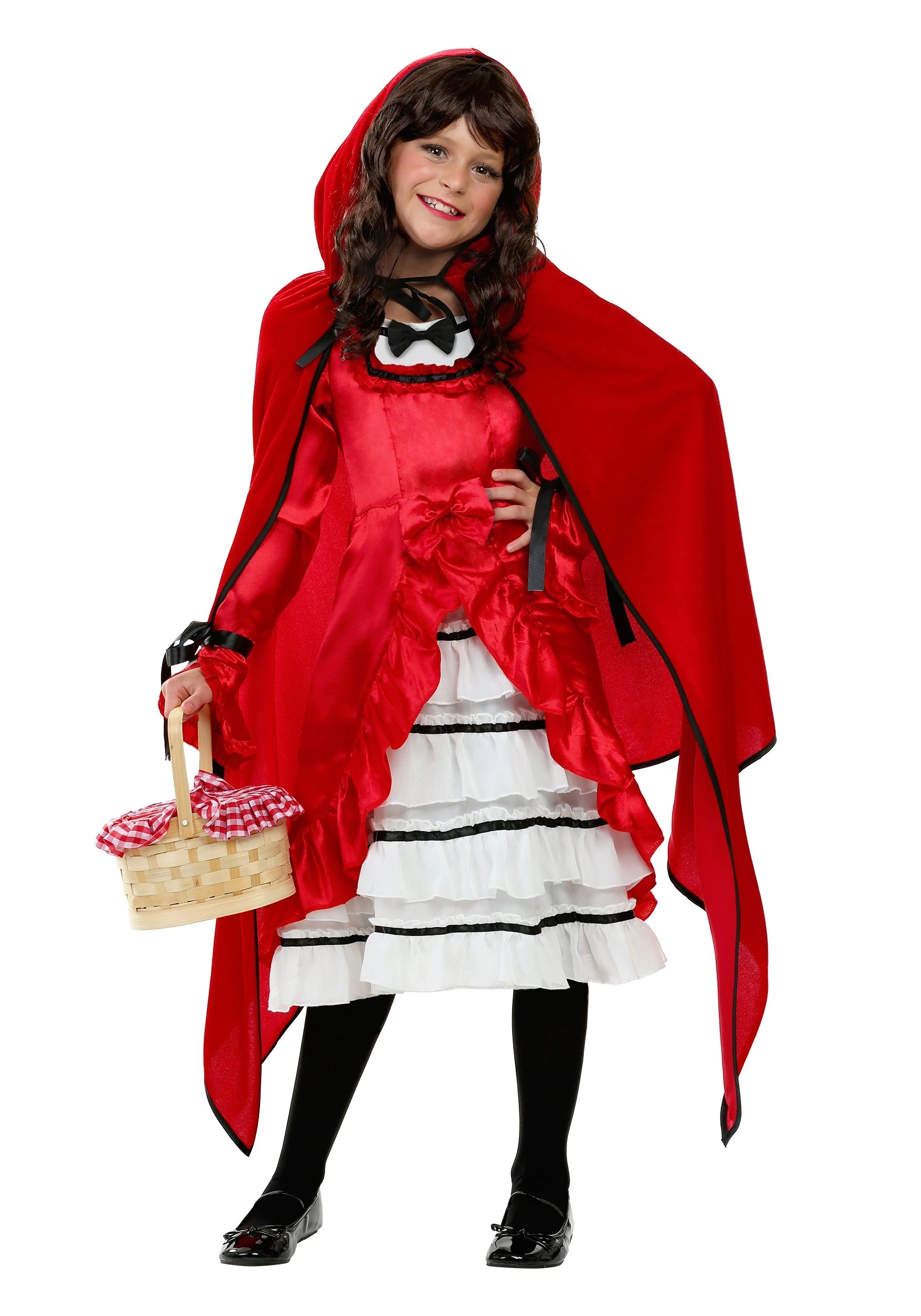 Shangai Jianwuyi Industrial & Commercial Ltd. Fairytale Girl's Red Riding Hood Costume 3 Shangai Jianwuyi Industrial & Commercial Ltd. Fairytale Girl's Red Riding Hood Costume