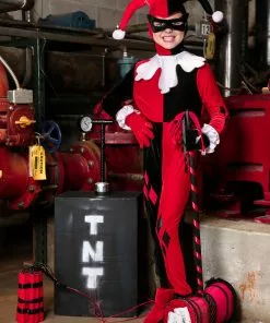 Rubies Costume Co. Inc Kid's Harley Quinn Jumpsuit Costume 7 Rubies Costume Co. Inc Kid's Harley Quinn Jumpsuit Costume -Wonderful Halloween Costumes Shop child harley quinn jumpsuit costume