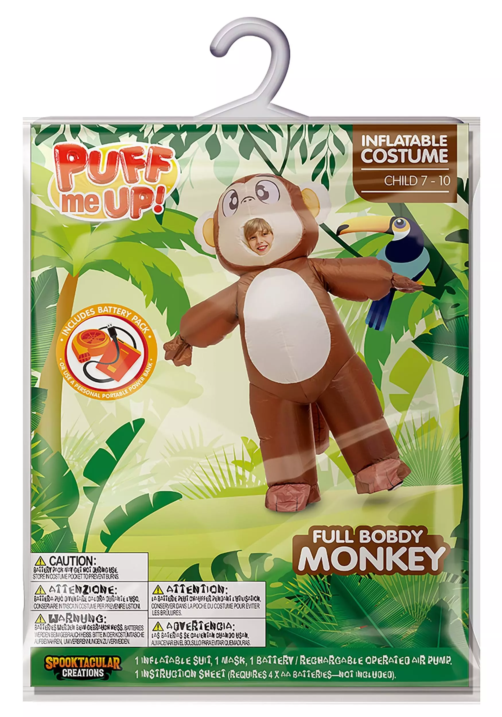 Joyin Inflatable Monkey Kid's Costume 9 Joyin Inflatable Monkey Kid's Costume - Image 7