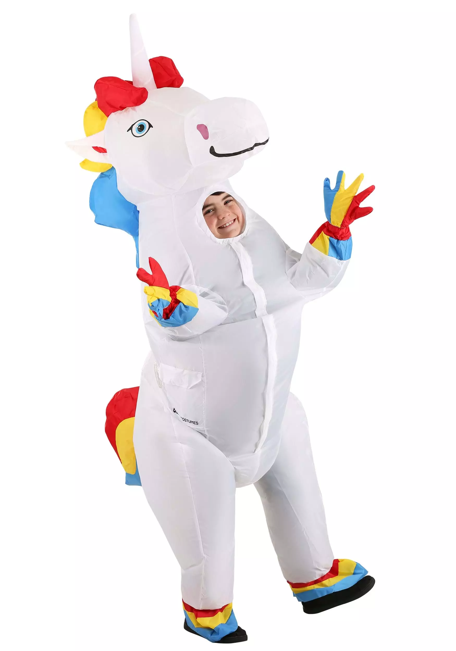 Morphsuits Kids Inflatable Prancing Unicorn Costume 3 Morphsuits Kids Inflatable Prancing Unicorn Costume