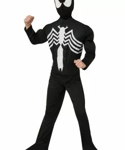Rubies Costume Co. Inc Ultimate Black Spider-Man Muscle Chest Child Costume