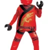 Disguise Lego Ninjago Kai Legacy Deluxe Costume For Kids -Wonderful Halloween Costumes Shop childs ninjago kai legacy deluxe costume