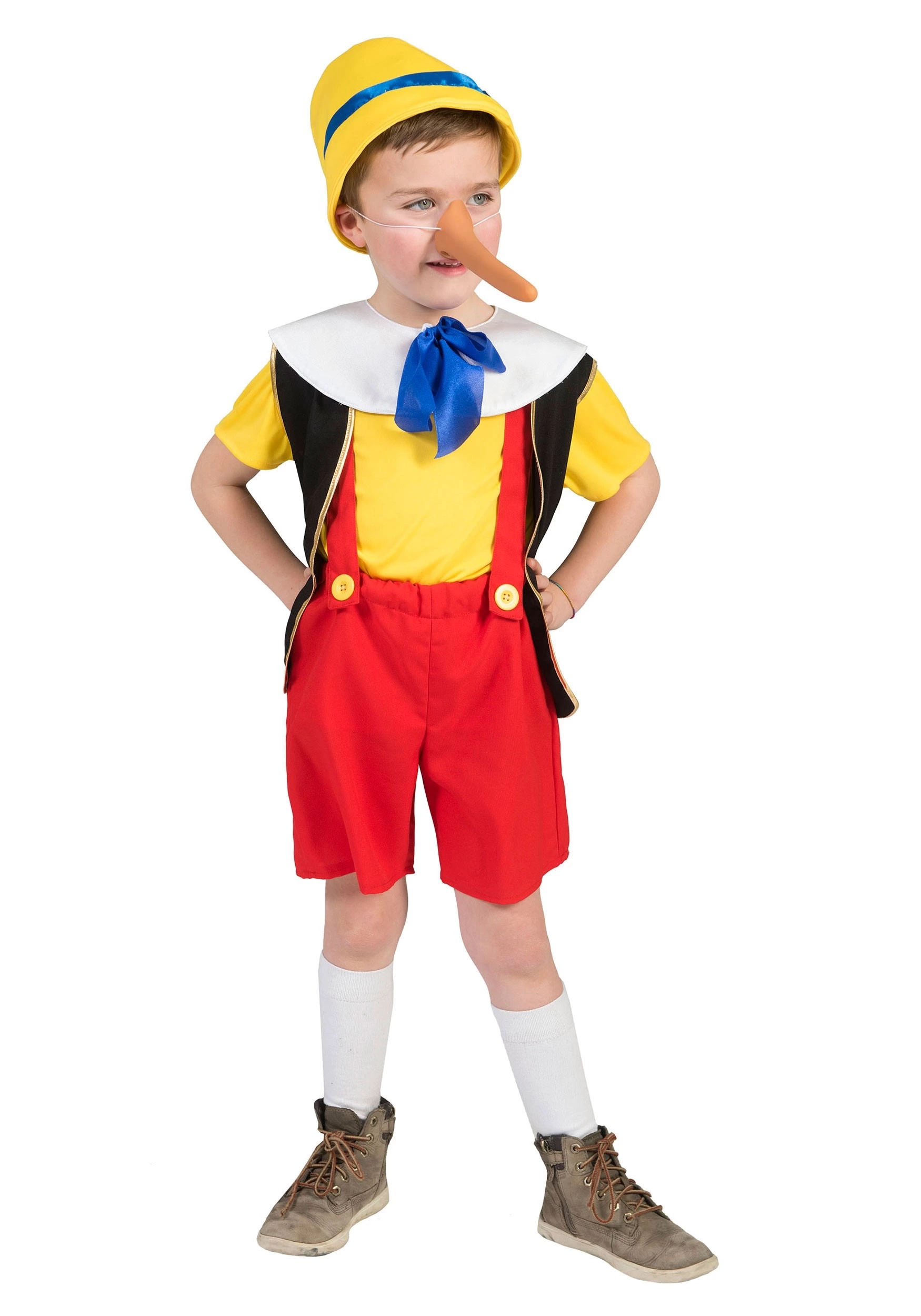 Funny Fashions Pinocchio Costume For Kids 3 Funny Fashions Pinocchio Costume For Kids