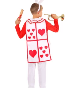 Fun Costumes Royal White Rabbit Costume For Children -Wonderful Halloween Costumes Shop childs royal white rabbit costume alt 1