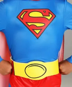 Jerry Leigh Classic Superman Costume For Kids -Wonderful Halloween Costumes Shop classic superman kids costume alt 1