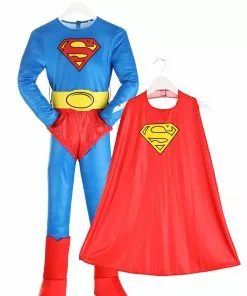 Jerry Leigh Classic Superman Costume For Kids -Wonderful Halloween Costumes Shop classic superman kids costume alt 5