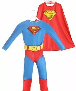 Jerry Leigh Classic DC Comics Superman Toddler Costume -Wonderful Halloween Costumes Shop classic superman toddler costume alt 5