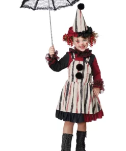 California Costume Collection Clever Lil' Clown Costume For Toddlers