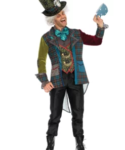 LEG AVENUE Men's Colorful Mad Hatter Costume