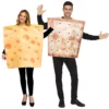 Fun World Cheese & Cracker Costume Set -Wonderful Halloween Costumes Shop couples cheese cracker costume set