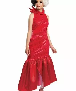 Disguise Cruella Red Dress Classic Adult Costume